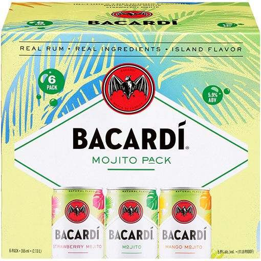 Picture of Bacardi Mojito Real Rum Cocktail Variety Pack