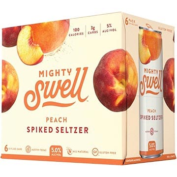 Mighty Swell Peach Spiked Spritzer