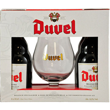 Duvel Belgian Ale Gift Set with Glass