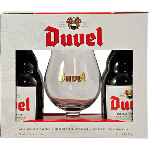 Duvel Srixon Fermented Belgian Ale Golf Gift Set, 4-pack – Transpirits