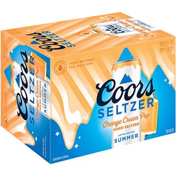 Coors Orange Cream Pop Hard Seltzer