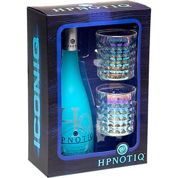 Hpnotiq Liqueur Gift Set with 2 Glasses