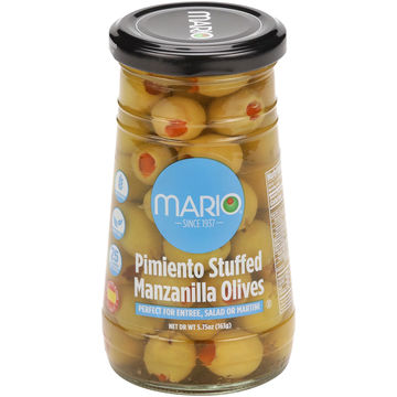 Mario Pimiento Green Stuffed Spanish Manzanilla Olives