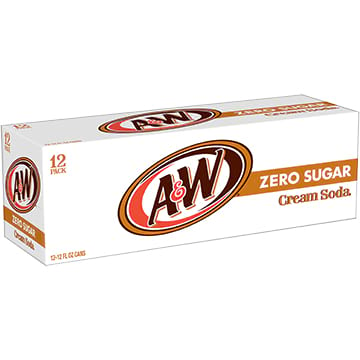A&W Zero Sugar Cream Soda