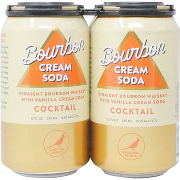 Cardinal Spirits Bourbon Cream Soda Cocktail