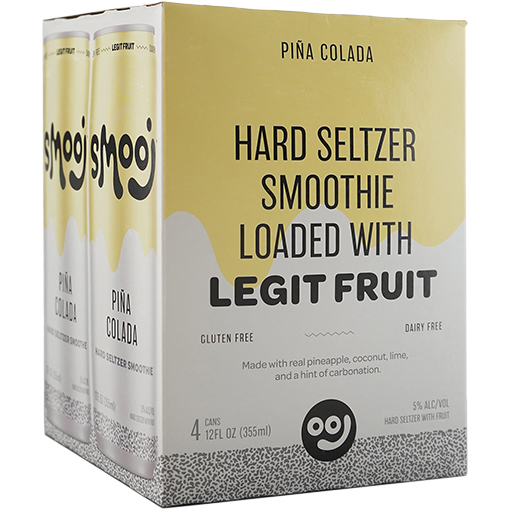 Smooj Pina Colada Hard Seltzer 