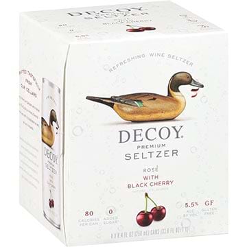 Decoy Premium Seltzer Rose with Black Cherry