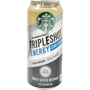 Starbucks Tripleshot Energy Vanilla Zero Sugar