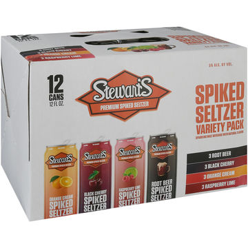 Stewart's Spiked Seltzer Variety Pack