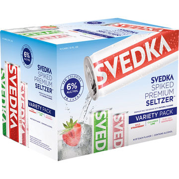 Svedka Spiked Premium Seltzer Variety Pack