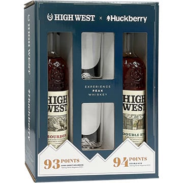High West Whiskey Variety Pack Gift Set with Glasses
