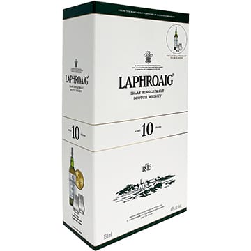 Laphroaig 10 Year Old Gift Set with 2 Glasses