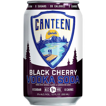 Canteen Black Cherry Vodka Soda