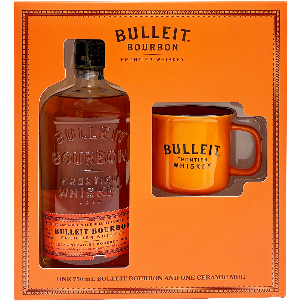 Bulleit Bourbon Gift Set with Ceramic Mug | GotoLiquorStore