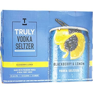 Truly Vodka Seltzer Blackberry & Lemon