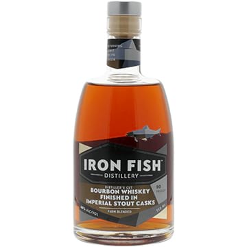 Iron Fish Bourbon Whiskey Finished in Imperial Stout Casks