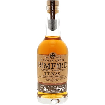 Ranger Creek Rimfire Mesquite Smoked Single Malt Whiskey