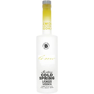 Bozeman Cold Spring Lemon Vodka