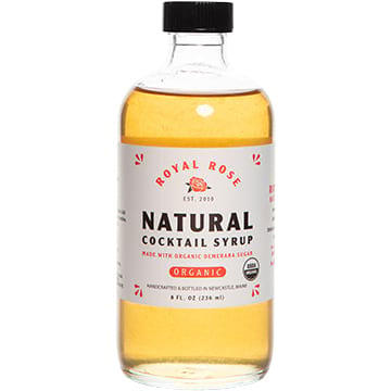Royal Rose Natural Organic Simple Syrup