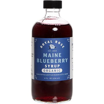 Royal Rose Wild Maine Blueberry Organic Simple Syrup