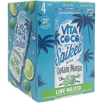 Vita Coco Spiked with Captain Morgan Lime Mojito