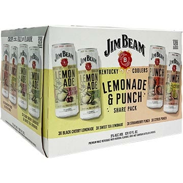 Jim Beam Kentucky Coolers Lemonade & Punch Share Pack