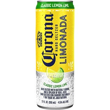Corona Hard Seltzer Limonada Classic Lemon Lime