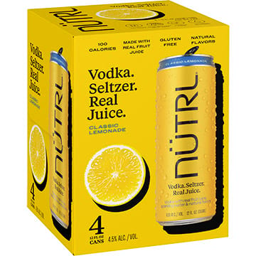 NUTRL Classic Lemonade Vodka Seltzer