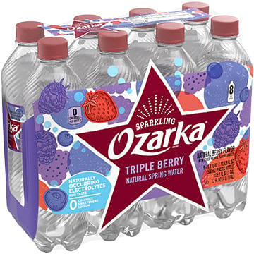 Ozarka Triple Berry Sparkling Water