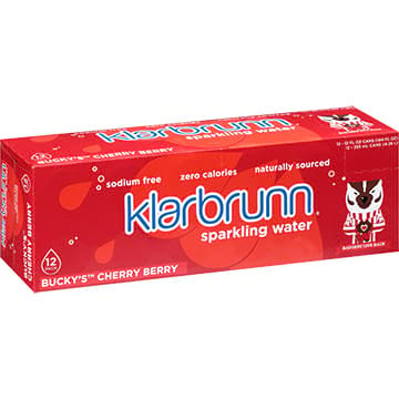 Klarbrunn Bucky's Cherry Berry Sparkling Water