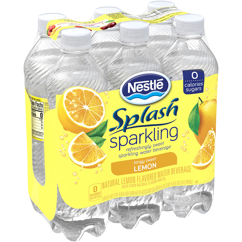 Nestle Splash Lemon Sparkling Water | GotoLiquorStore