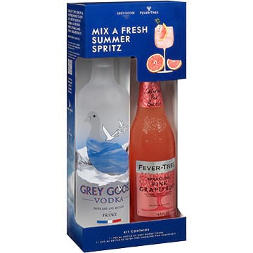 Grey Goose Vodka with Fever Tree Sparkling Pink Grapefruit