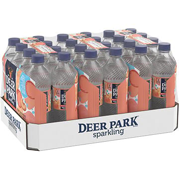 Deer Park White Peach Ginger Sparkling Water
