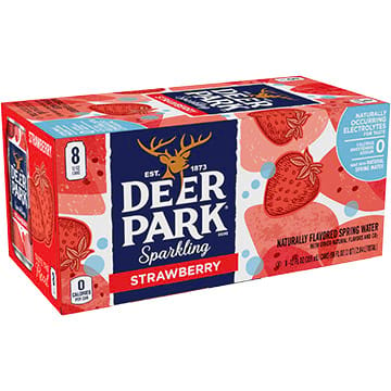 Deer Park Strawberry Sparkling Water