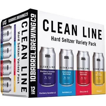 10 Barrel Clean Line Hard Seltzer Variety Pack