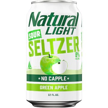 Natural Light Sour Seltzer No Capple Green Apple