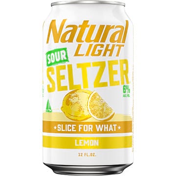 Natural Light Sour Seltzer Slice for What Lemon