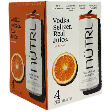 NUTRL Orange Vodka Seltzer