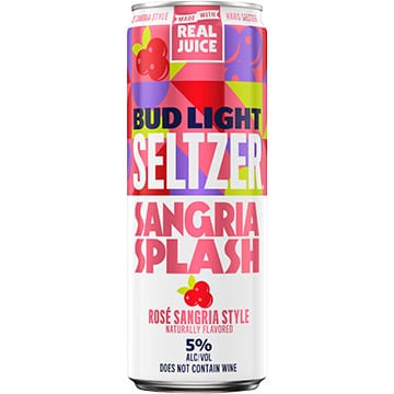 Bud Light Seltzer Sangria Splash Rose Sangria Style