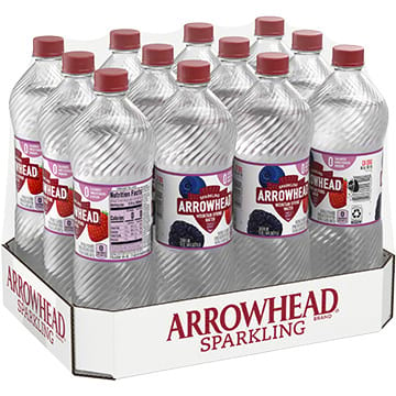 Arrowhead Triple Berry Sparkling Water