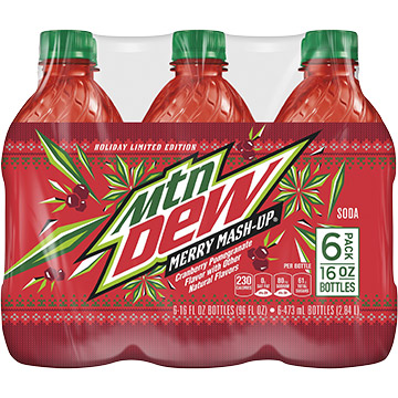 Mountain Dew Soda Gingerbread Snap'd Bottle (20 oz)