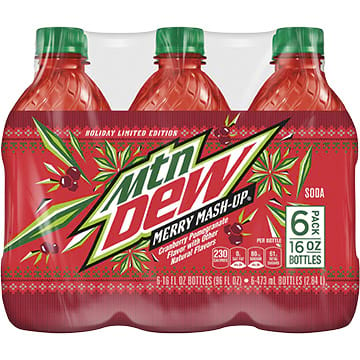 Mountain Dew Merry Mash-Up Cranberry Pomegranate