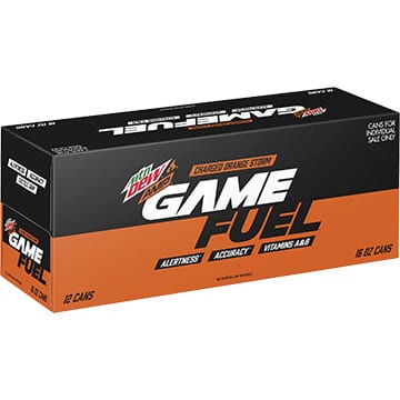 Mountain Dew AMP Game Fuel Charged Orange Storm