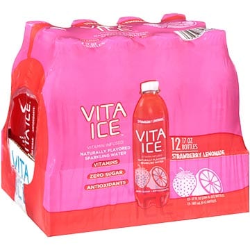 Vita Ice Strawberry Lemonade Sparkling Water