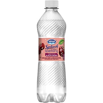 Nestle Splash Black Cherry Sparkling Water