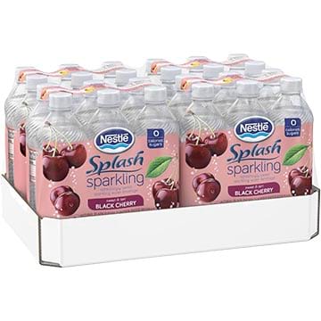 Nestle Splash Black Cherry Sparkling Water