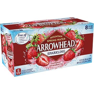 Arrowhead Summer Strawberry Sparkling Water