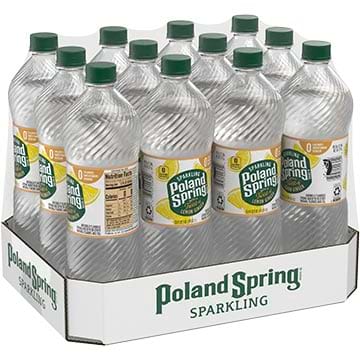 Poland Spring Lemon Ginger Sparkling Water