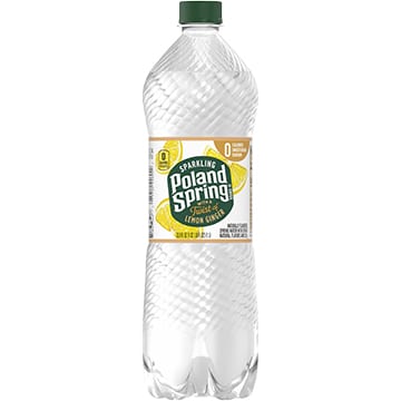 Poland Spring Lemon Ginger Sparkling Water