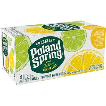 Poland Spring Lemon Lime Sparkling Water